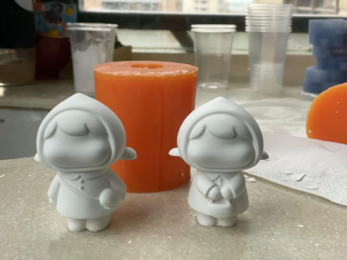 石膏娃娃模具硅胶
