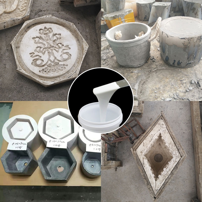 水泥工艺品模具硅胶